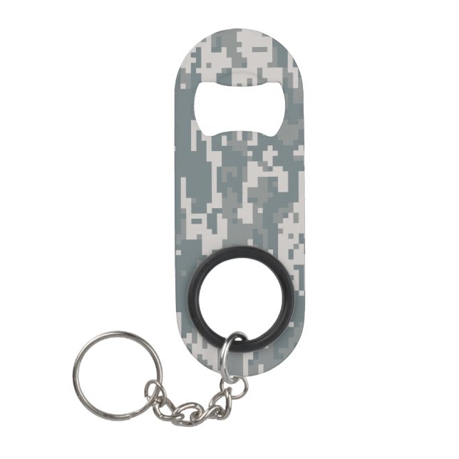 Porte-clé Décapsuleur Camo numérique (Devant)