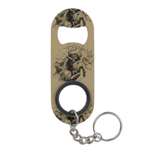 Porte-clé Décapsuleur Carte de la constellation de Taurus par Hevelius c