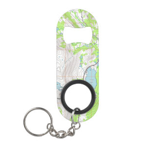 Porte-clé Décapsuleur Carte topographique