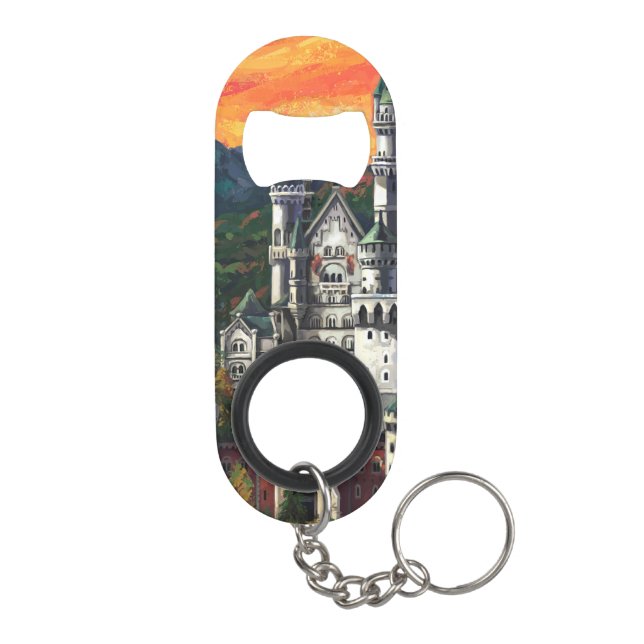 Porte-clé Décapsuleur Château Schloss Neuschwanstein (Dos)