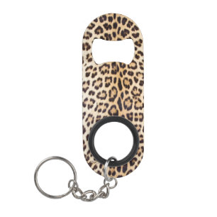 Porte-clé Décapsuleur Cheveux de léopard