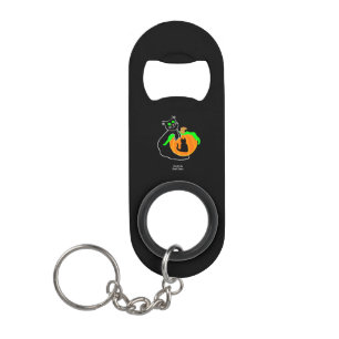 Porte-clé Décapsuleur Citrouille de chat noir Mini Porte - clé d'ouvertu