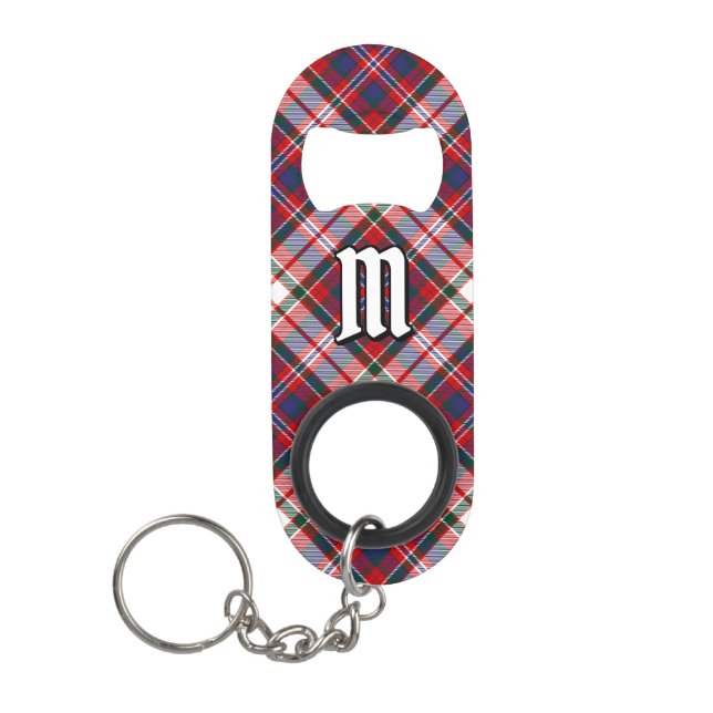 Porte-clé Décapsuleur Clan MacFarlane robe Tartan (Devant)