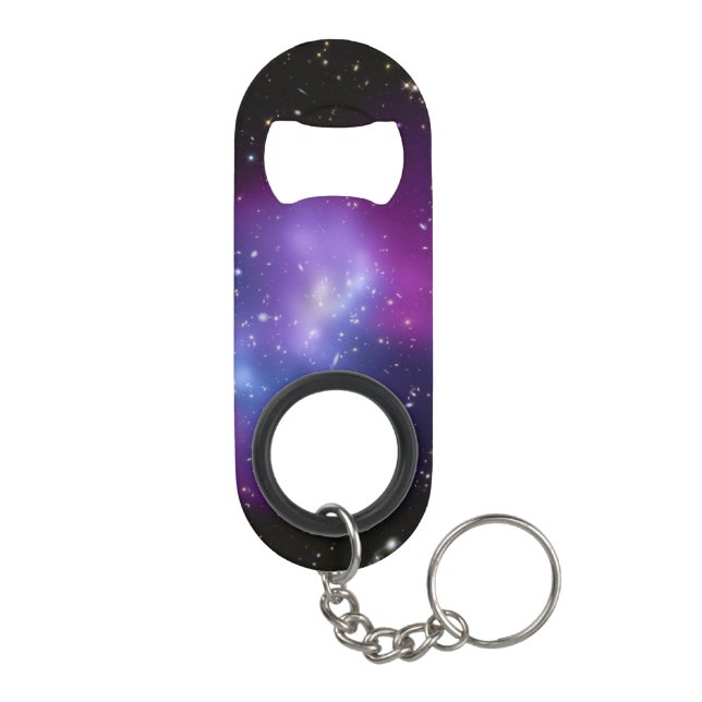 Porte-clé Décapsuleur Cluster de galaxie violette (Dos)