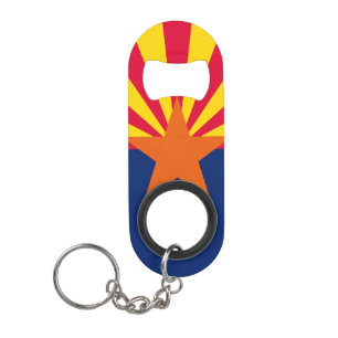 Porte-clé Décapsuleur Conception de drapeau d'état de l'Arizona