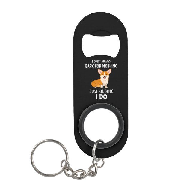 Porte-clé Décapsuleur Corgi (Devant)