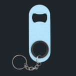 Porte-clé Décapsuleur Couleur solide bleu glace | Classique | Élégant<br><div class="desc">Couleur solide bleu glace | Classique | Élégant | tendance | Style | Cadeau</div>