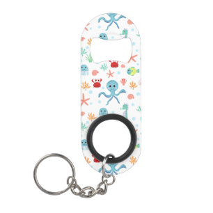 Porte-clé Décapsuleur Créatures marines sous-marines fantaisistes