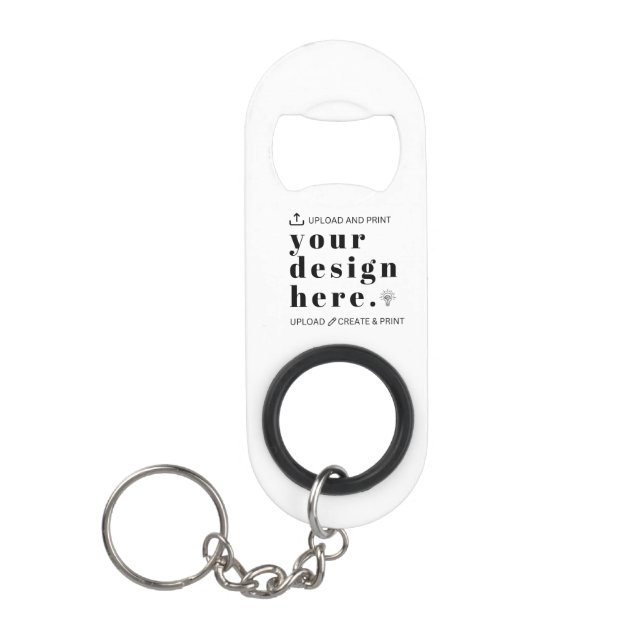Porte-clé Décapsuleur Créez Votre Propre Accessoire (Devant)