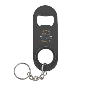 Porte-clé Décapsuleur Cyclisme - La vie est vraiment bonne, roulez