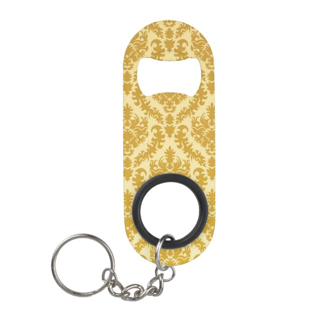 Porte-clé Décapsuleur Damassé d'or (Devant)