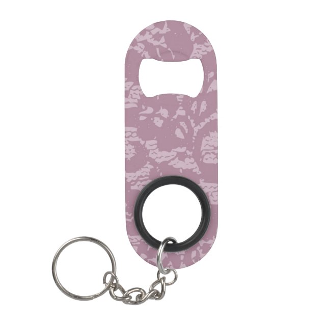 Porte-clé Décapsuleur Dentelle violette (Devant)