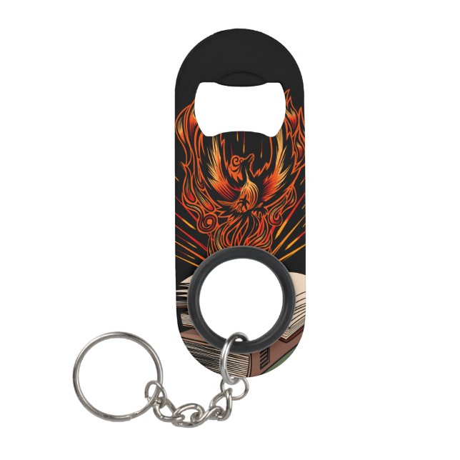 Porte-clé Décapsuleur Des Livres (Devant)