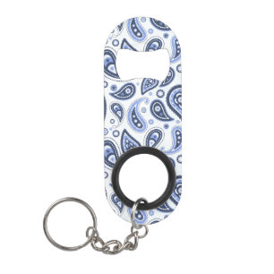 Porte-clé Décapsuleur Dessin imprimé floral paisley complexe