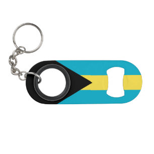 Porte-clé Décapsuleur Drapeau bahamien