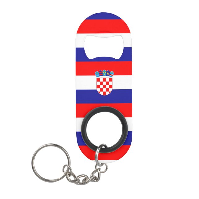 Porte-clé Décapsuleur Drapeau Croatie Intense Bouteille Ouvert