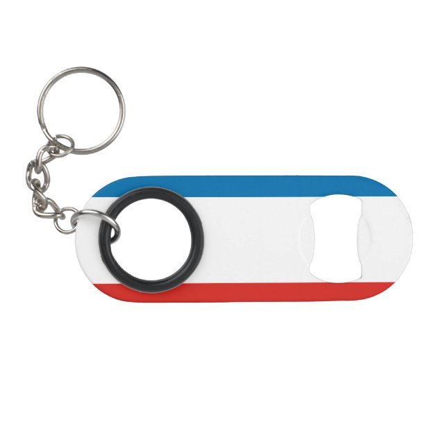Porte-clé Décapsuleur Drapeau de Crimée (Devant (Horizontal))
