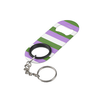 Porte-clé Décapsuleur Drapeau de fierté genderqueer