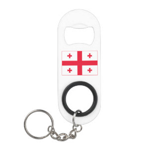 Porte-clé Décapsuleur Drapeau de Géorgie