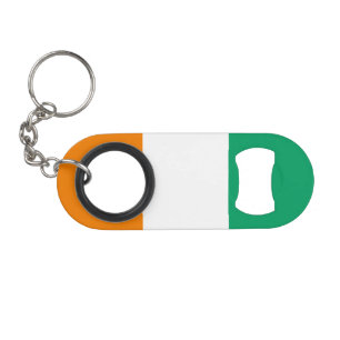 Porte-clé Décapsuleur Drapeau de la Côte d'Ivoire