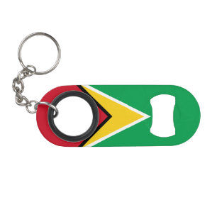 Porte-clé Décapsuleur Drapeau de la Guyane
