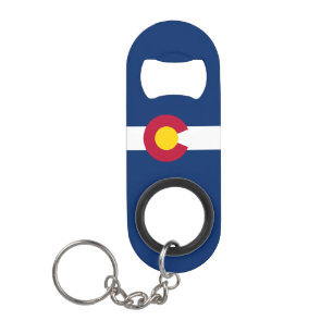 Porte-clé Décapsuleur Drapeau de l'État du Colorado