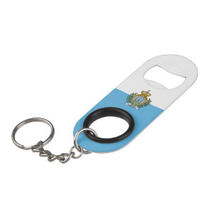 Porte-clé Décapsuleur Drapeau de Saint-Marin