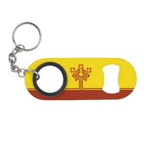 Porte-clé Décapsuleur Drapeau de Tchouvachie
