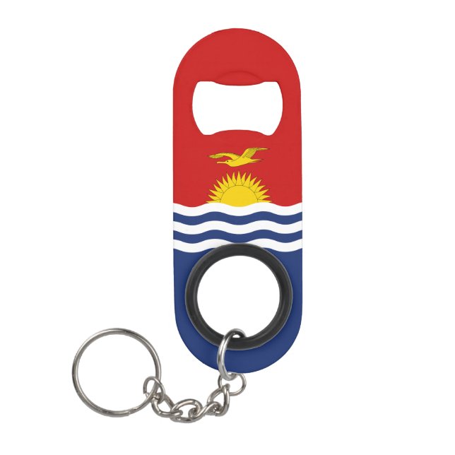Porte-clé Décapsuleur Drapeau des Kiribati (Devant)
