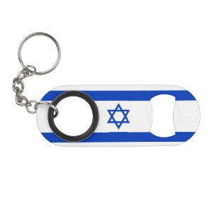 Porte-clé Décapsuleur Drapeau d'Israël