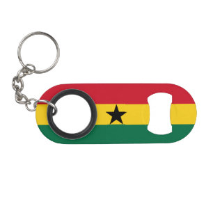 Porte-clé Décapsuleur Drapeau du Ghana
