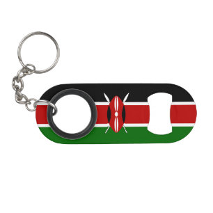 Porte-clé Décapsuleur Drapeau du Kenya