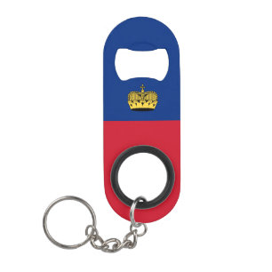Porte-clé Décapsuleur Drapeau du Liechtenstein