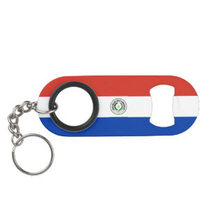 Porte-clé Décapsuleur drapeau du Paraguay