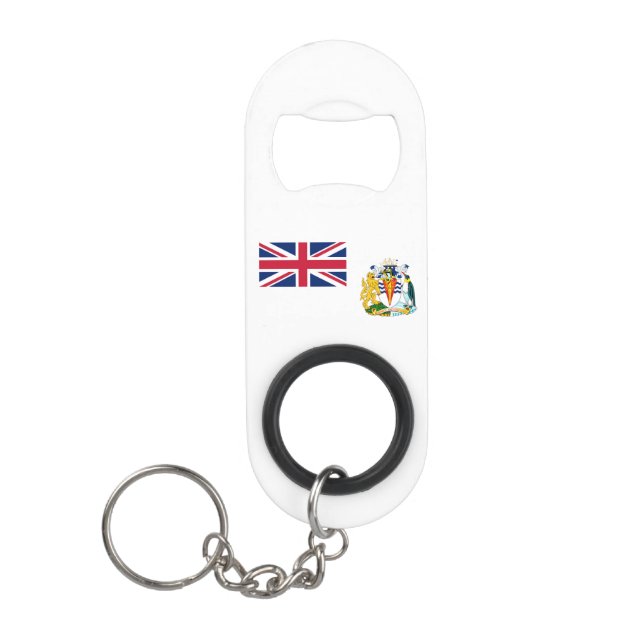Porte-clé Décapsuleur Drapeau du Territoire antarctique britannique (Devant)