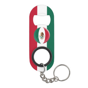 Porte-clé Décapsuleur Drapeau mexicain du Mexique