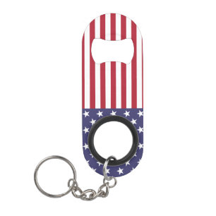 Porte-clé Décapsuleur Drapeau national américain patriotique