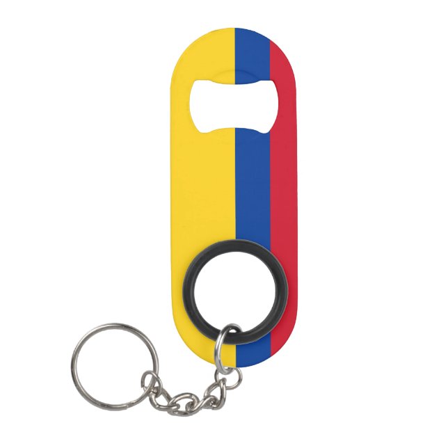 Porte-clé Décapsuleur Drapeau national de Colombie patriotique (Devant)