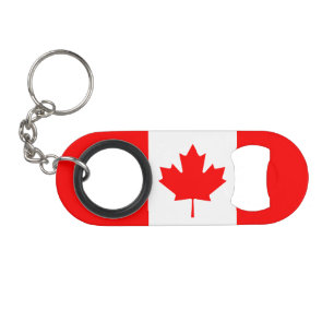 Porte-clé Décapsuleur Drapeau national patriotique du Canada