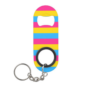 Porte-clé Décapsuleur Drapeau Pansexuel