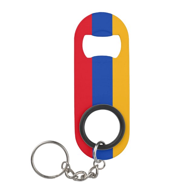 Porte-clé Décapsuleur Drapeau patriotique arménien (Devant)