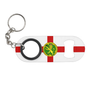 Porte-clé Décapsuleur Drapeau patriotique d'Aurigny