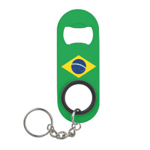Porte-clé Décapsuleur Drapeau patriotique du Brésil