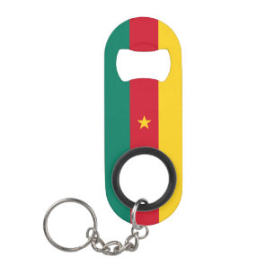 Porte-clé Décapsuleur Drapeau patriotique du Cameroun