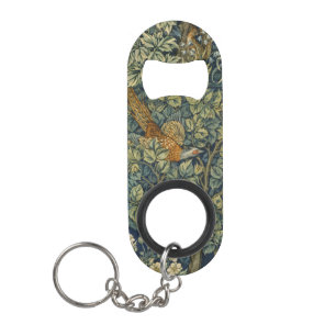 Porte-clé Décapsuleur Écureuil Vintage de Morris et Motif de fleurs