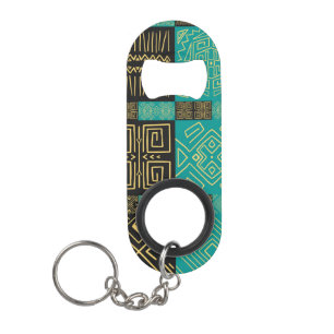 Porte-clé Décapsuleur Élégant Motif géométrique Tribal Africain