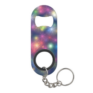 Porte-clé Décapsuleur Étoiles brillantes colorées Lumières cosmiques