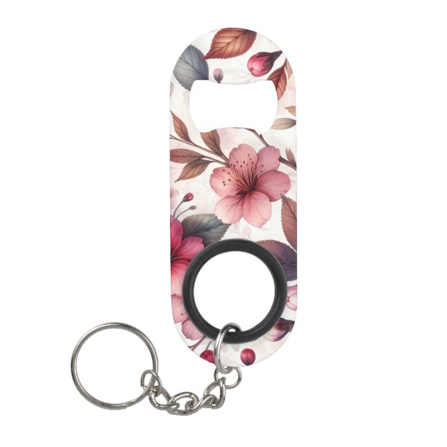 Porte-clé Décapsuleur Fleur de Cerisier (Devant)