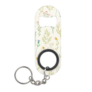 Porte-clé Décapsuleur Fleur Motif Printemps Floral