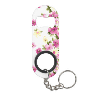Porte-clé Décapsuleur Fleurs colorées adorables de fille en fleurs